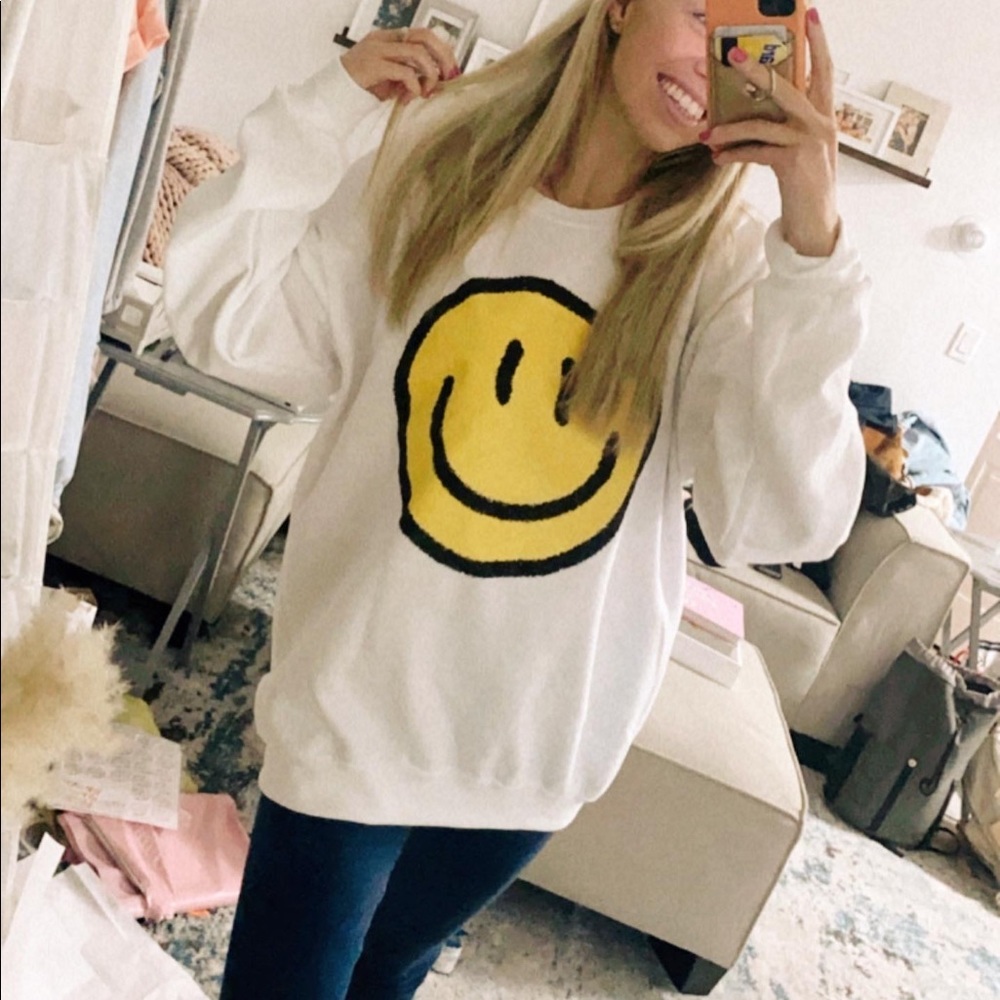 Smiley Face Crewneck